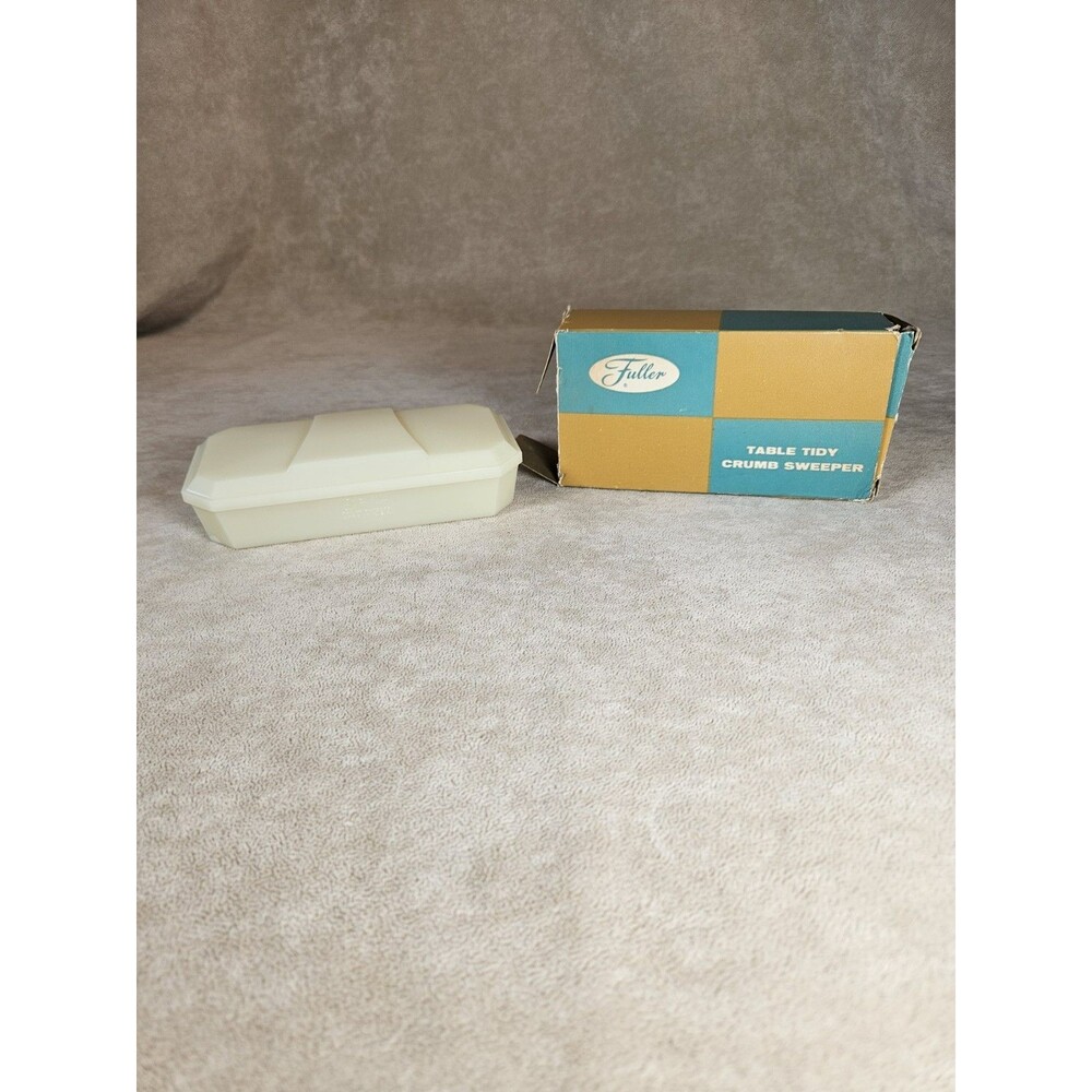 Vintage 1950s Fuller Brush Co Table Tidy Crumb Sweeper In Original Box NOS